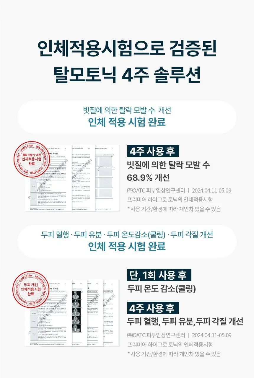 [탈모 전문가 토닉] 솔랩 탈모/민감두피 진정 미스트 토닉 100ml 상세페이지 49